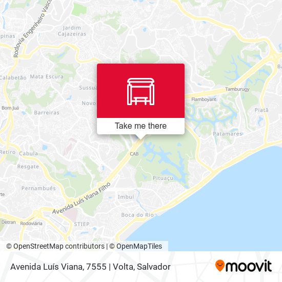 Avenida Luís Viana, 7555 | Volta map