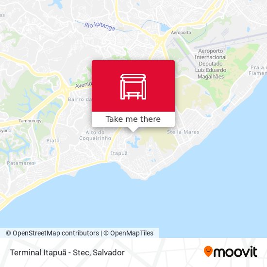 Mapa Terminal Itapuã - Stec