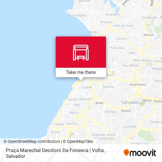 Mapa Praça Marechal Deodoro Da Fonseca | Volta