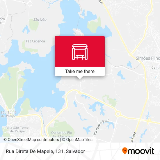 Rua Direta De Mapele, 131 map