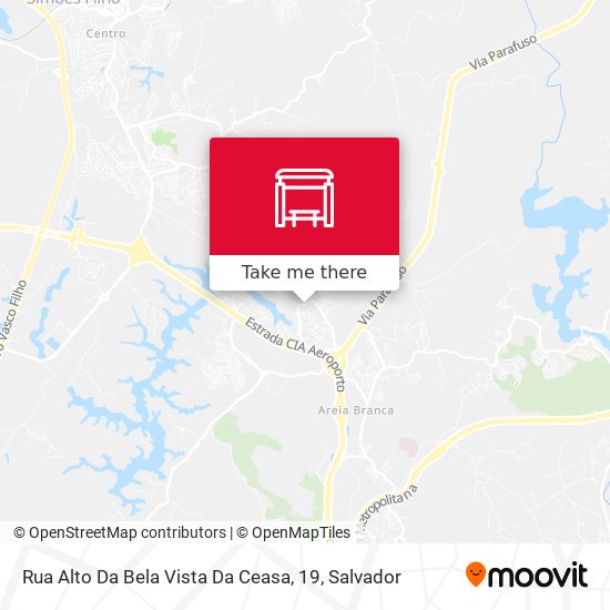 Mapa Rua Alto Da Bela Vista Da Ceasa, 19