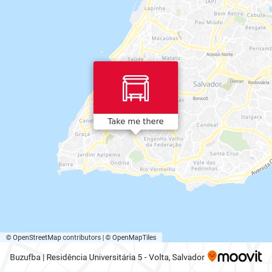 Buzufba | Residência Universitária 5 - Volta map