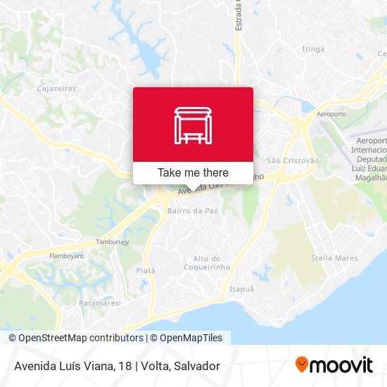 Mapa Avenida Luís Viana, 18 | Volta