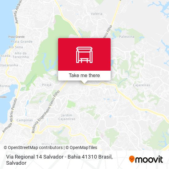 Via Regional 14 Salvador - Bahia 41310 Brasil map