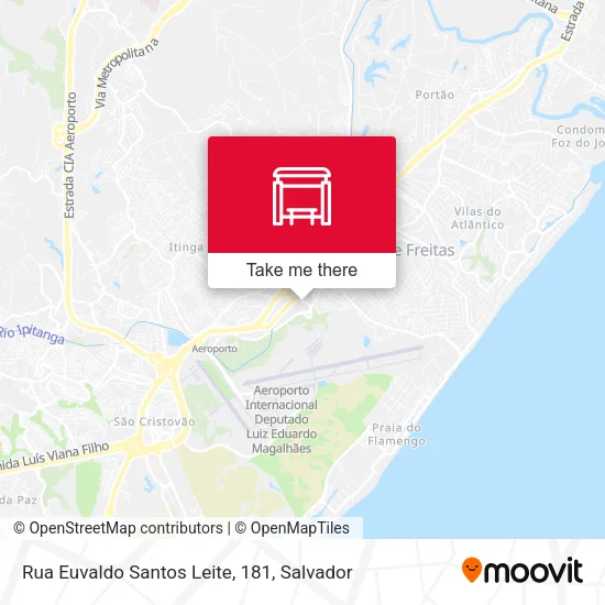 Rua Euvaldo Santos Leite, 181 map