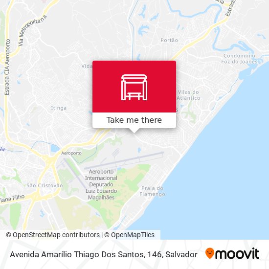 Mapa Avenida Amarílio Thiago Dos Santos, 146