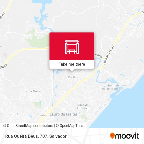 Rua Queira Deus, 707 map