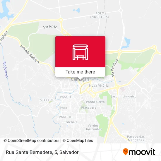 Rua Santa Bernadete, 5 map