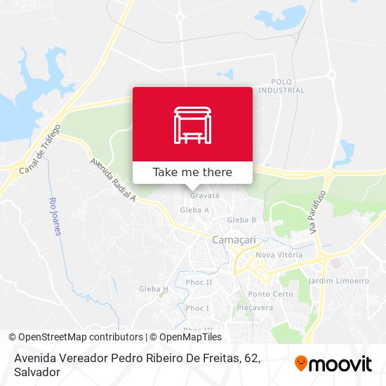 Mapa Avenida Vereador Pedro Ribeiro De Freitas, 62