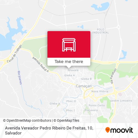 Mapa Avenida Vereador Pedro Ribeiro De Freitas, 10