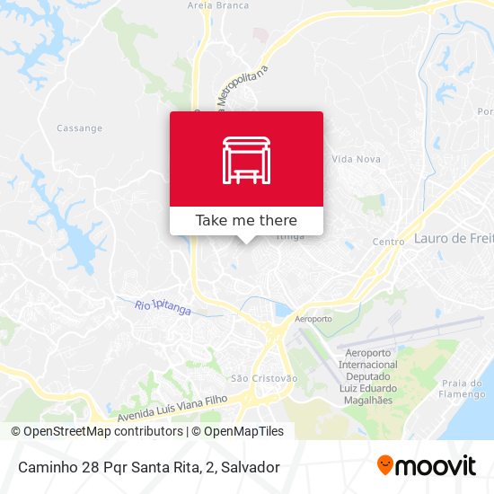 Mapa Caminho 28 Pqr Santa Rita, 2