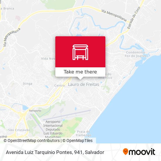 Mapa Avenida Luiz Tarquínio Pontes, 941