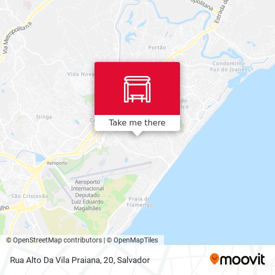 Mapa Rua Alto Da Vila Praiana, 20