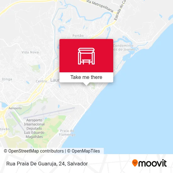 Rua Praia De Guaruja, 24 map
