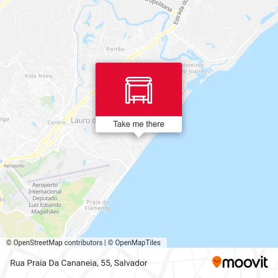 Rua Praia Da Cananeia, 55 map