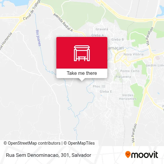 Rua Sem Denominacao, 301 map