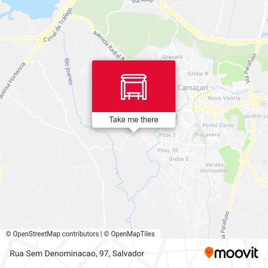 Rua Sem Denominacao, 97 map