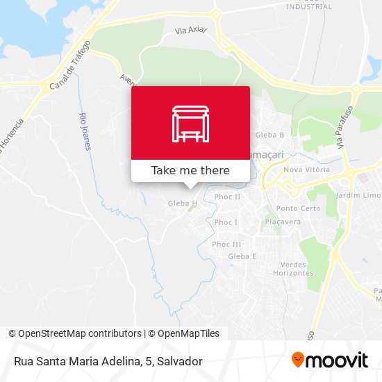 Rua Santa Maria Adelina, 5 map