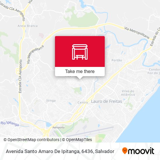 Avenida Santo Amaro De Ipitanga, 6436 map