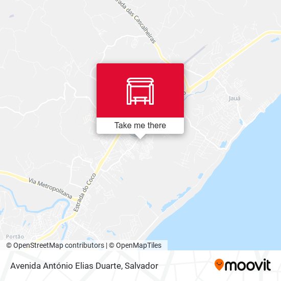 Mapa Avenida António Elias Duarte