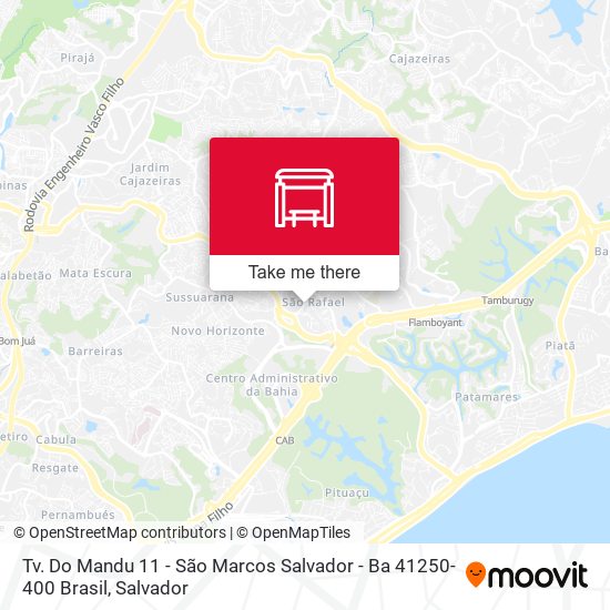 Tv. Do Mandu 11 - São Marcos Salvador - Ba 41250-400 Brasil map