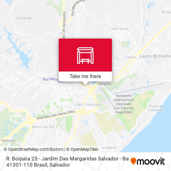 Mapa R. Boquira 25 - Jardim Das Margaridas Salvador - Ba 41301-110 Brasil