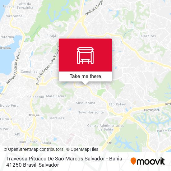 Travessa Pituacu De Sao Marcos Salvador - Bahia 41250 Brasil map