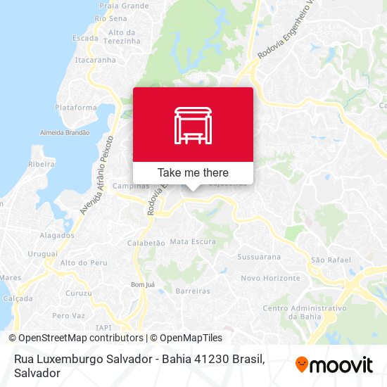Rua Luxemburgo Salvador - Bahia 41230 Brasil map