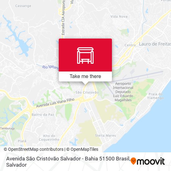 Avenida São Cristóvão Salvador - Bahia 51500 Brasil map