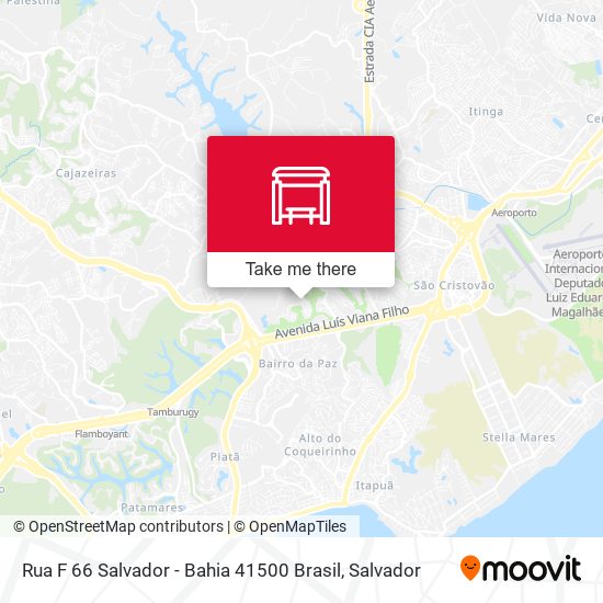 Rua F 66 Salvador - Bahia 41500 Brasil map