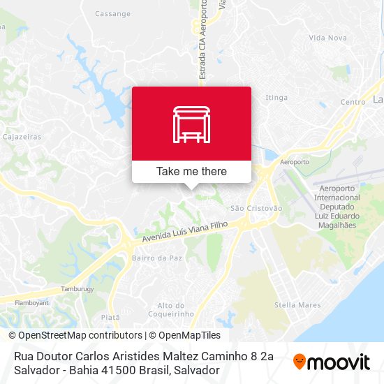 Rua Doutor Carlos Aristides Maltez Caminho 8 2a Salvador - Bahia 41500 Brasil map