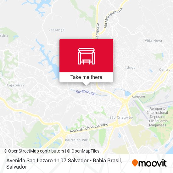 Avenida Sao Lazaro 1107 Salvador - Bahia Brasil map