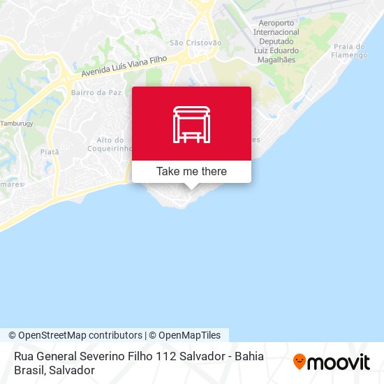 Rua General Severino Filho 112 Salvador - Bahia Brasil map