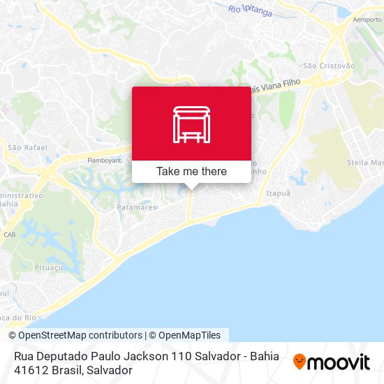 Rua Deputado Paulo Jackson 110 Salvador - Bahia 41612 Brasil map