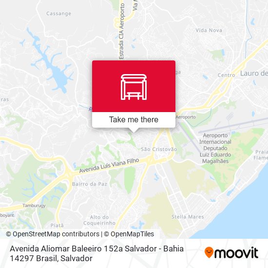 Avenida Aliomar Baleeiro 152a Salvador - Bahia 14297 Brasil map