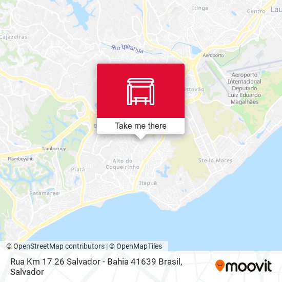 Rua Km 17 26 Salvador - Bahia 41639 Brasil map
