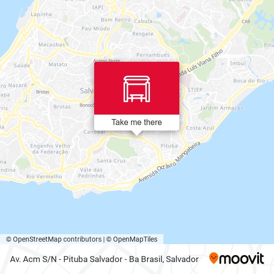 Av. Acm S / N - Pituba Salvador - Ba Brasil map
