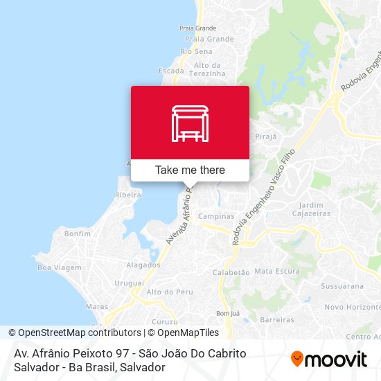 Av. Afrânio Peixoto 97 - São João Do Cabrito Salvador - Ba Brasil map