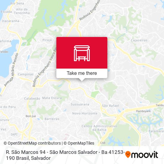 Mapa R. São Marcos 94 - São Marcos Salvador - Ba 41253-190 Brasil