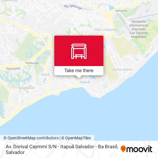 Av. Dorival Caymmi S / N - Itapuã Salvador - Ba Brasil map