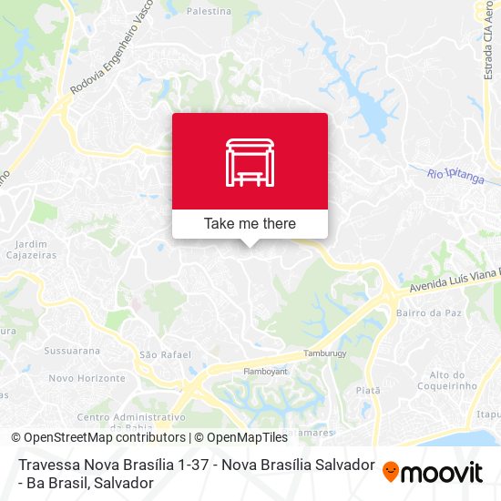 Travessa Nova Brasília 1-37 - Nova Brasília Salvador - Ba Brasil map