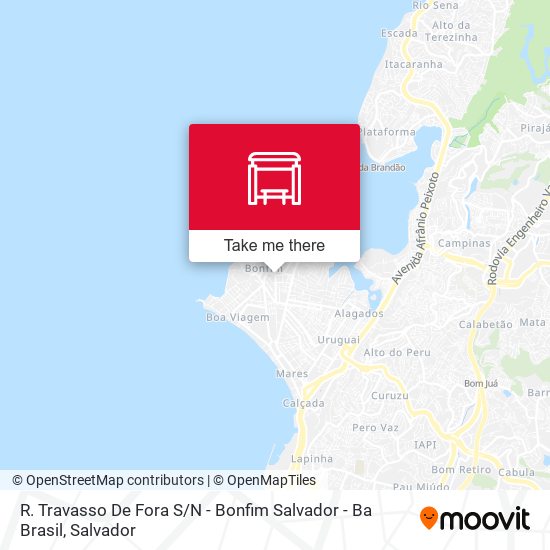 Mapa R. Travasso De Fora S / N - Bonfim Salvador - Ba Brasil