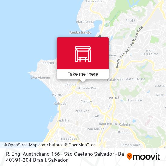 Mapa R. Eng. Austricliano 156 - São Caetano Salvador - Ba 40391-204 Brasil