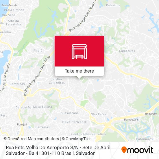 Mapa Rua Estr. Velha Do Aeroporto S / N - Sete De Abril Salvador - Ba 41301-110 Brasil