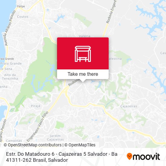 Mapa Estr. Do Matadouro 6 - Cajazeiras 5 Salvador - Ba 41311-262 Brasil