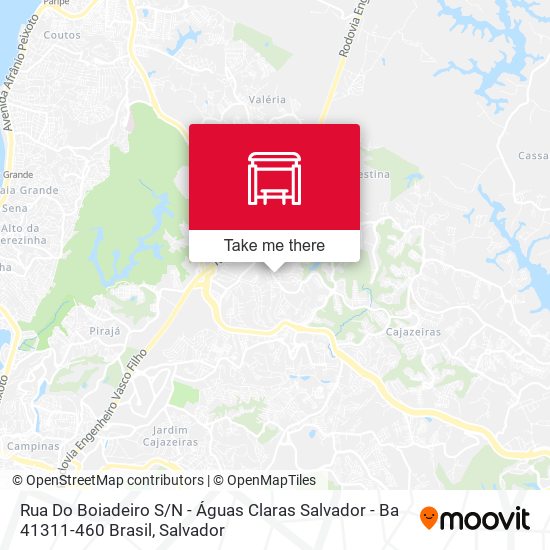 Mapa Rua Do Boiadeiro S / N - Águas Claras Salvador - Ba 41311-460 Brasil