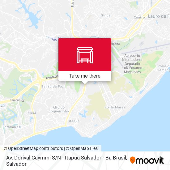 Av. Dorival Caymmi S / N - Itapuã Salvador - Ba Brasil map