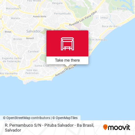 Mapa R. Pernambuco S / N - Pituba Salvador - Ba Brasil