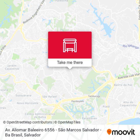 Av. Aliomar Baleeiro 6556 - São Marcos Salvador - Ba Brasil map