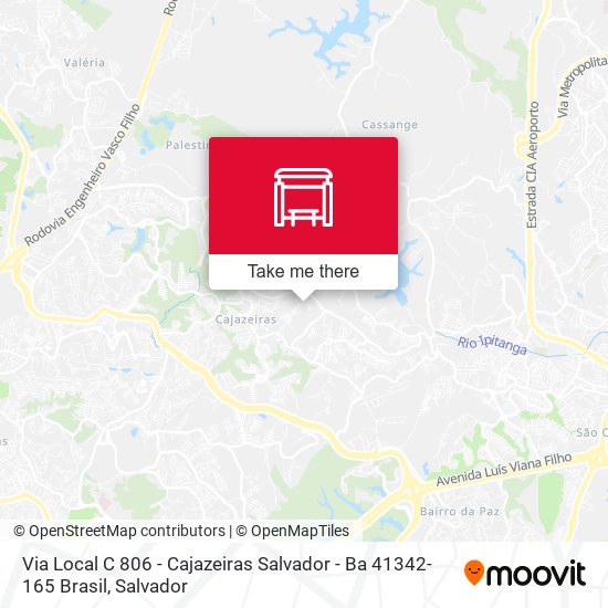 Via Local C 806 - Cajazeiras Salvador - Ba 41342-165 Brasil map